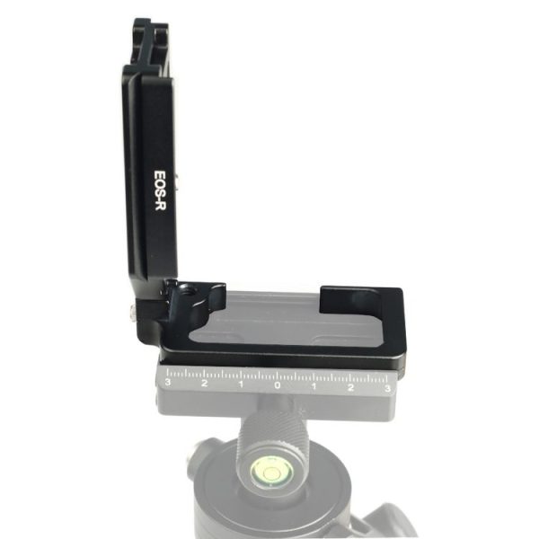 1 / 4 inch Vertical Shoot Quick Release L Plate Bracket Base Holder for Canon EOS R (Black) - Image 7