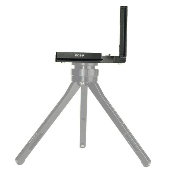 1 / 4 inch Vertical Shoot Quick Release L Plate Bracket Base Holder for Canon EOS R (Black) - Image 8