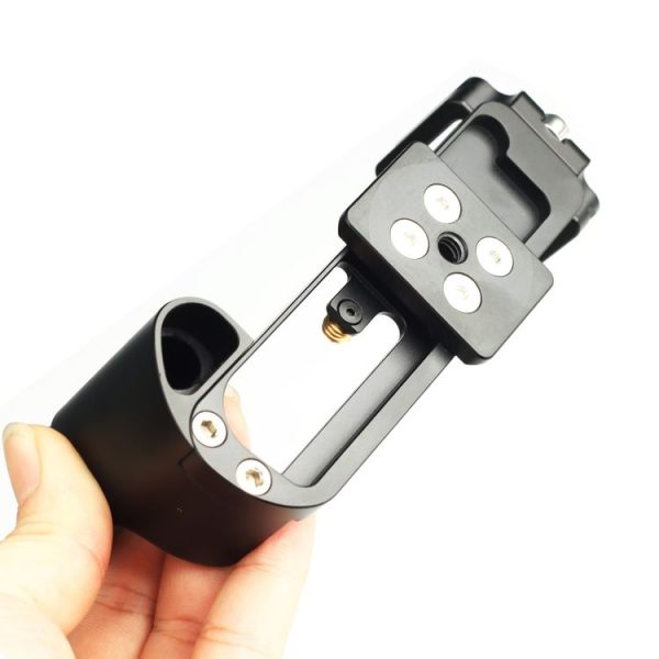 1 / 4 inch Vertical Shoot Quick Release L Plate Bracket Base Holder for Sony RX100II / RX100III / RX100V / M6 (Black) - Image 7