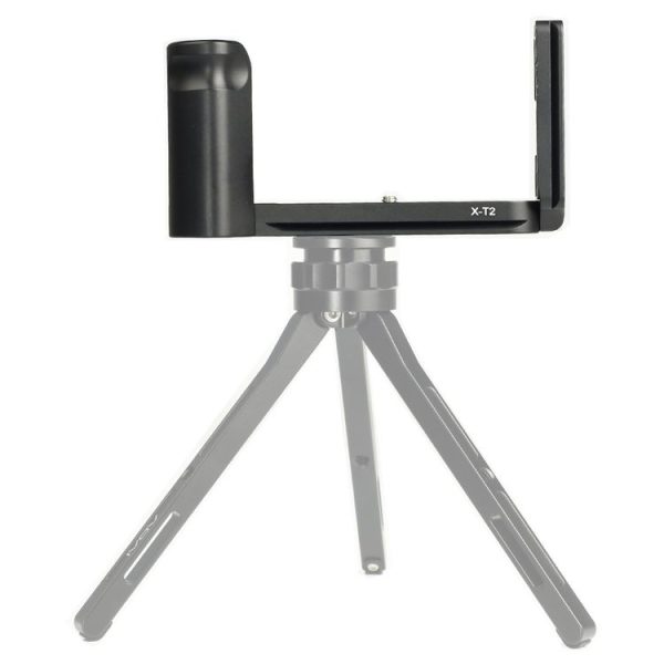 1 / 4 inch Vertical Shoot Quick Release L Plate Bracket Base Holder for FUJIFILM X-T2 (Black) - Image 8