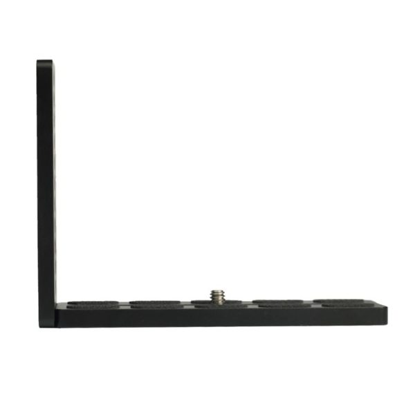 125A Universal 1 / 4 inch Vertical Shoot Quick Release L Plate Bracket Base Holder (Black) - Image 4