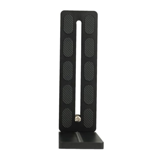 125A Universal 1 / 4 inch Vertical Shoot Quick Release L Plate Bracket Base Holder (Black) - Image 5