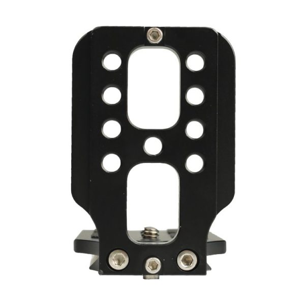 132C Universal 1 / 4 inch Vertical Shoot Quick Release L Plate Bracket Base Holder (Black) - Image 3