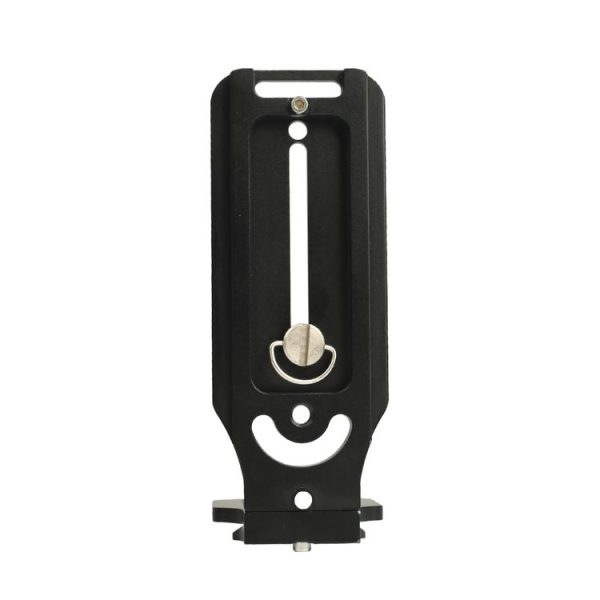 132C Universal 1 / 4 inch Vertical Shoot Quick Release L Plate Bracket Base Holder (Black) - Image 4