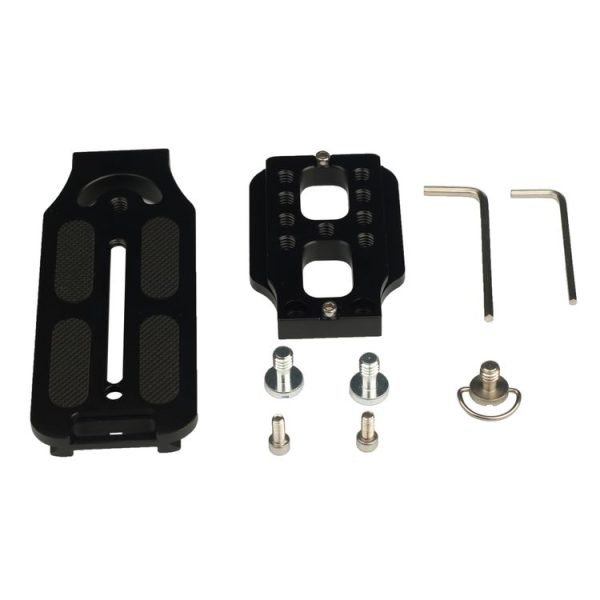 132C Universal 1 / 4 inch Vertical Shoot Quick Release L Plate Bracket Base Holder (Black) - Image 9