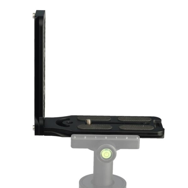 132D Universal 1 / 4 inch Vertical Shoot Quick Release L Plate Bracket Base Holder (Black) - Image 6