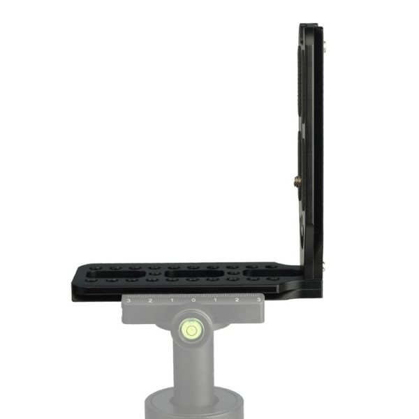 132D Universal 1 / 4 inch Vertical Shoot Quick Release L Plate Bracket Base Holder (Black) - Image 7