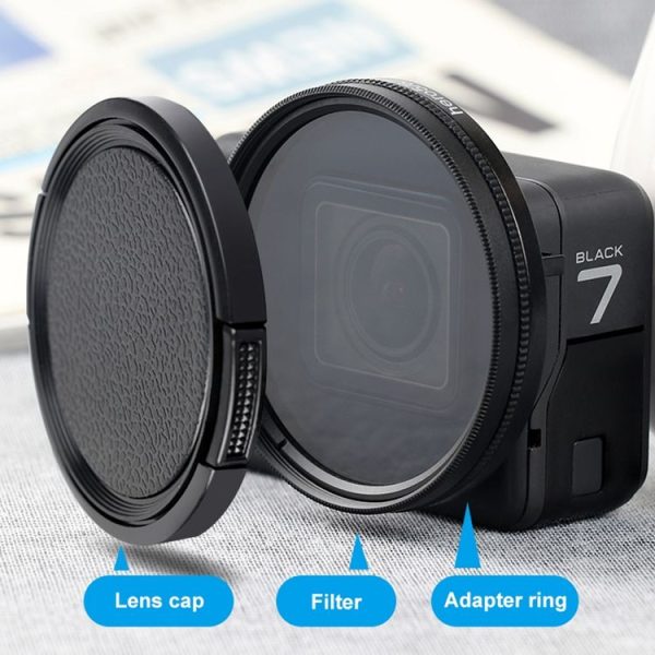 RUIGPRO for GoPro HERO 7 / 6 / 5 Professional 52mm 10X Close-up Lens Filter with Filter Adapter Ring & Lens Cap - Image 7