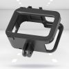 RUIGPRO for GoPro HERO8 Black Standard Border PC ABS Frame Mount Protective Case (Black) - Image 2