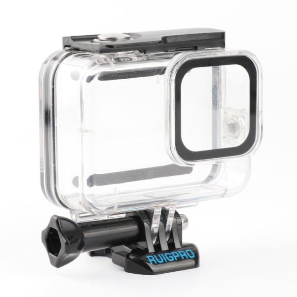 RUIGPRO for GoPro HERO8 Black 45m Waterproof Housing Protective Case with Buckle Basic Mount & Screw (Transparent) - Image 2