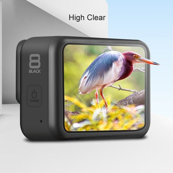 GoPro HERO8 Black Lens + LCD Display Tempered Glass Film (Transparent) - Image 6