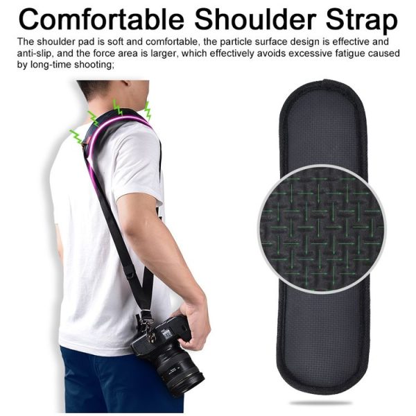 CADeN H3 Quick Release Anti-Slip Soft Pad Single Shoulder Camera Strap for SLR / DSLR Cameras - Image 5