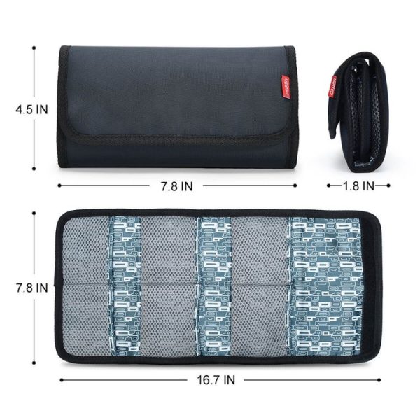 CADeN H5 Waterproof Shockproof 6 Pocket Camera Lens Filter Pouch Bag for 25mm-86mm Filter - Image 3