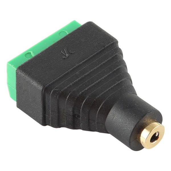 2.5mm Female Plug 4 Pin Terminal Block Stereo Audio Connector - Image 3