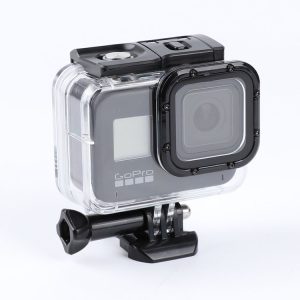 GoPro HERO8 Black 45m Waterproof Housing Protective Case with Buckle Basic Mount & Screw (Transparent)