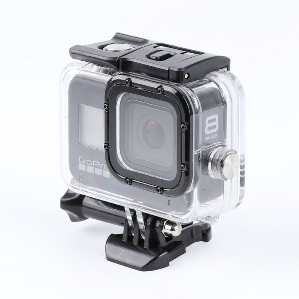 GoPro HERO8 Black 45m Waterproof Housing Protective Case with Buckle Basic Mount & Screw (Transparent) - Image 4