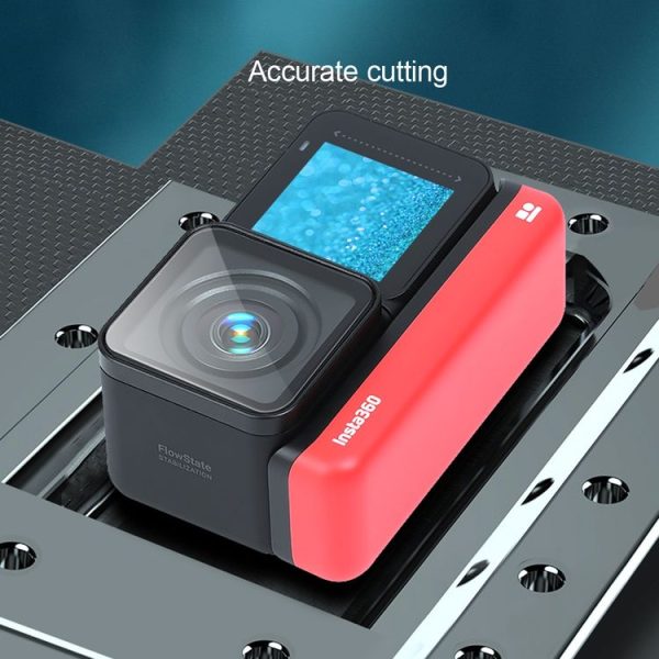 Lens + LCD Display Tempered Glass Film for Insta 360 One R 4K (Transparent) - Image 3