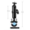 9cm Connecting Rod 20mm Ball Head Motorcycle Handlebar Fixed Mount Holder with Tripod Adapter & Screw for GoPro, Insta360, DJI and Other Action Cameras (Black) - Image 4
