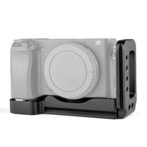 YELANGU YLG0715A 1 / 4 inch Vertical Shoot Quick Release L Plate Bracket Base Holder for Sony A6300 / A6000 / A6100 / A6400 / A6500 (Black)