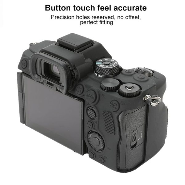 Sony ILCE-7RM5 / Alpha 7R V Soft Silicone Protective Case (Black) - Image 4