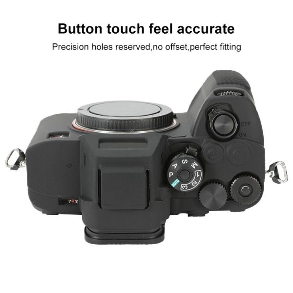 Sony ILCE-7RM5 / Alpha 7R V Soft Silicone Protective Case (Black) - Image 5