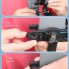 RUIGPRO 360 Degree Rotating Quick Release Strap Mount Shoulder Backpack Mount for GoPro, Insta360, DJI and Other Action Cameras (Black) - Image 9