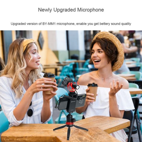 BOYA BY-MM1 PRO Two-way Pickup Microphone Camera Microphone with Windshield for Canon / Nikon / Sony DSLR Cameras and Video Cameras - Image 15