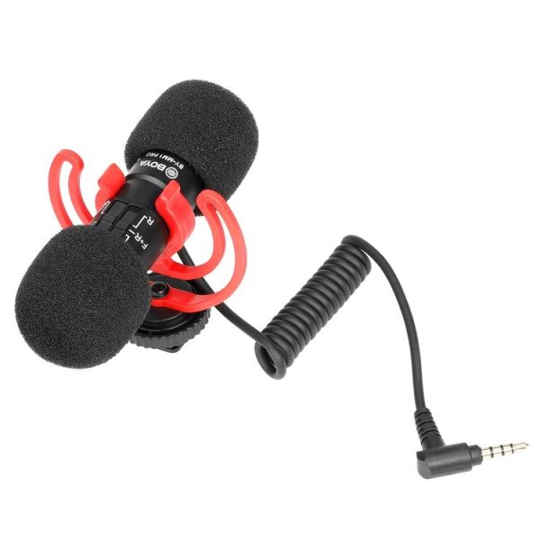 BOYA BY-MM1 PRO Two-way Pickup Microphone Camera Microphone with Windshield for Canon / Nikon / Sony DSLR Cameras and Video Cameras - Image 3