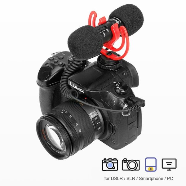 BOYA BY-MM1 PRO Two-way Pickup Microphone Camera Microphone with Windshield for Canon / Nikon / Sony DSLR Cameras and Video Cameras - Image 8