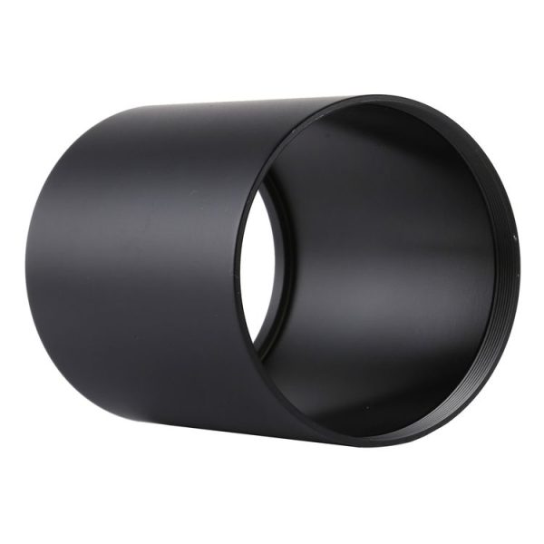 62mm Thread Type Straight Tube Full Metal Lens Hood Shade for Medium Telephoto Lens - Image 2