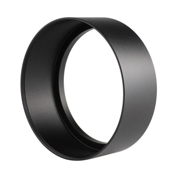 86mm x 86mm x 40mm Thread Type Straight Tube Full Metal Lens Hood Shade for Medium Telephoto Lens - Image 2