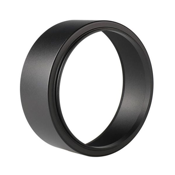 86mm x 86mm x 40mm Thread Type Straight Tube Full Metal Lens Hood Shade for Medium Telephoto Lens - Image 3
