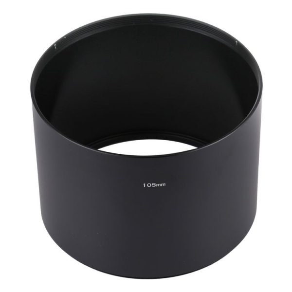 105mm Thread Type Straight Tube Full Metal Lens Hood Shade for Medium Telephoto Lens - Image 4