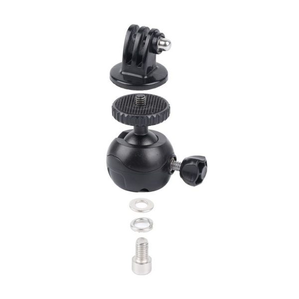 Car Suction Cup Mount Bracket for GoPro Hero11 Black / HERO10 Black / HERO9 Black / HERO8 Black / 7 / 6 / 5 / 5 Session / 4 Session / 4 / 3+ / 3 / 2 / 1, Xiaoyi and Other Action Cameras, Style: Single Suction Cup (Black) - Image 3