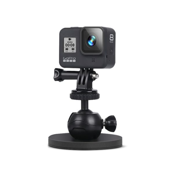 Car Suction Cup Mount Bracket for GoPro Hero11 Black / HERO10 Black / HERO9 Black / HERO8 Black / 7 / 6 / 5 / 5 Session / 4 Session / 4 / 3+ / 3 / 2 / 1, Xiaoyi and Other Action Cameras, Style: Single Suction Cup (Black) - Image 5