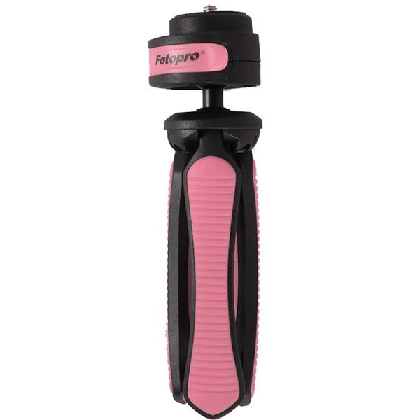 Fotopro SY-310 Adjustable 123mm-167mm 1.5kg Burden 1 / 4 inch Screw Portable Mini Tripod Holder Stand Mount with Protective Cover & Sling for Mobile Phone & GoPro & Card Machine & Micro DSLR Digital Camera (Pink) - Image 3