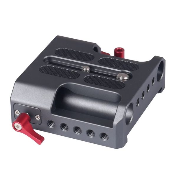 WARAXE 2640 Bridge Quick Release Plate with 15mm Rod Clamp (Grey) - Image 3