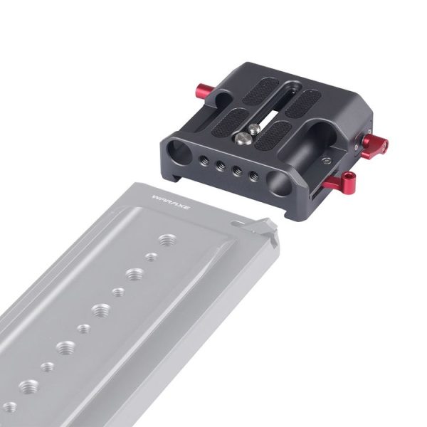 WARAXE 2640 Bridge Quick Release Plate with 15mm Rod Clamp (Grey) - Image 6