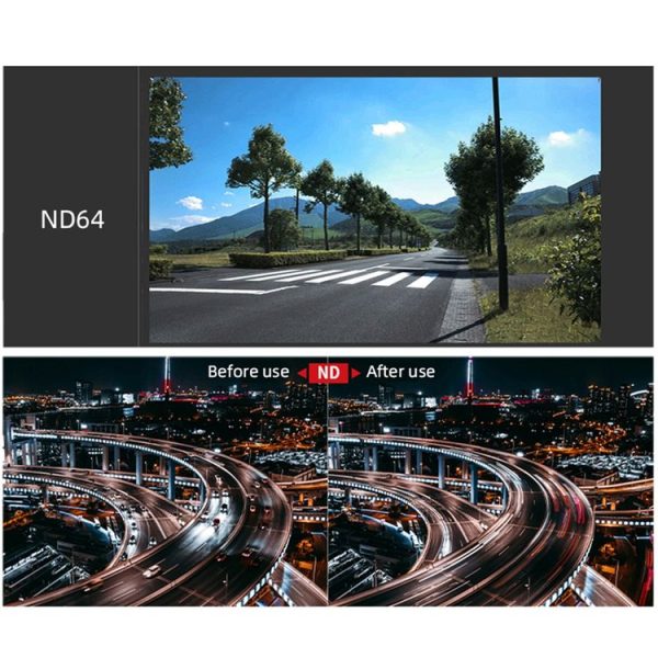 JSR KB Series STAR+CPL+NIGHT+ND8+ND16+ND32 Lens Filter for GoPro HERO13 Black / 12 Black / 11 Black / 10 Black / 9 Black - Image 8