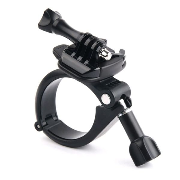 GP434 Large Size Bicycle Motorcycle Handlebar Fixing Mount for GoPro, Insta360, DJI and Other Action Cameras (Black) - Image 2