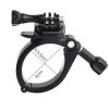 GP434 Large Size Bicycle Motorcycle Handlebar Fixing Mount for GoPro, Insta360, DJI and Other Action Cameras (Black) - Image 3