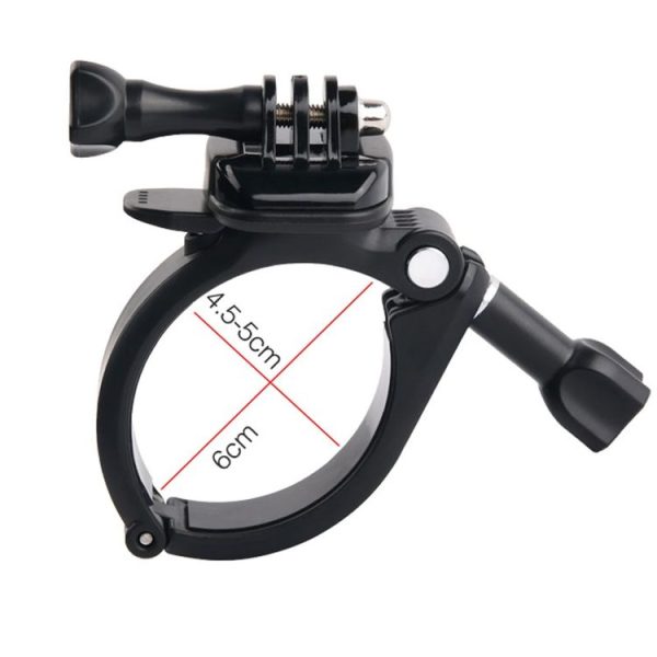 GP434 Large Size Bicycle Motorcycle Handlebar Fixing Mount for GoPro, Insta360, DJI and Other Action Cameras (Black) - Image 3