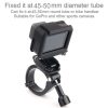 GP434 Large Size Bicycle Motorcycle Handlebar Fixing Mount for GoPro, Insta360, DJI and Other Action Cameras (Black) - Image 4