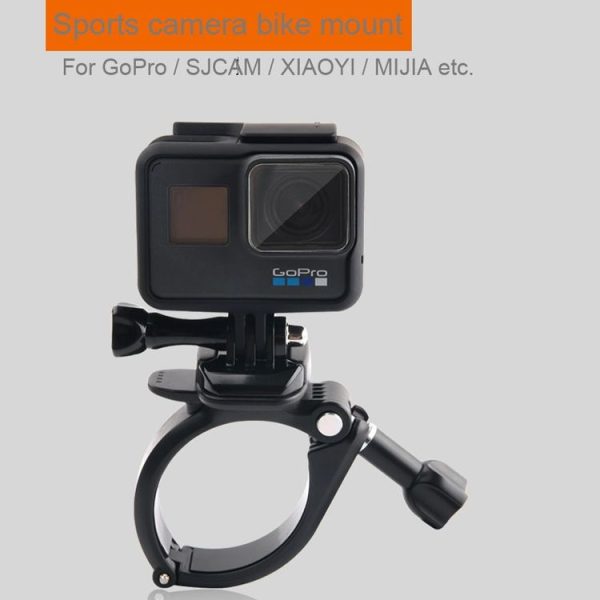 GP434 Large Size Bicycle Motorcycle Handlebar Fixing Mount for GoPro, Insta360, DJI and Other Action Cameras (Black) - Image 7