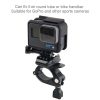 GP435 Small Size Bicycle Motorcycle Handlebar Fixing Mount for GoPro, Insta360, DJI and Other Action Cameras (Black) - Image 6