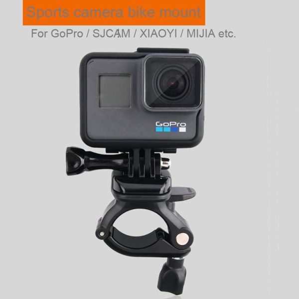 GP435 Small Size Bicycle Motorcycle Handlebar Fixing Mount for GoPro, Insta360, DJI and Other Action Cameras (Black) - Image 7