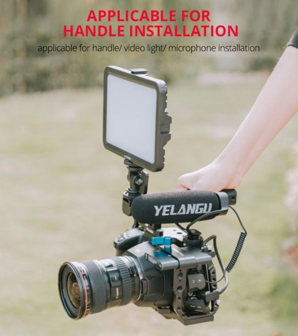 YELANGU A65 SSD Mount Bracket SSD Holder for Camera Cage (Black) - Image 10