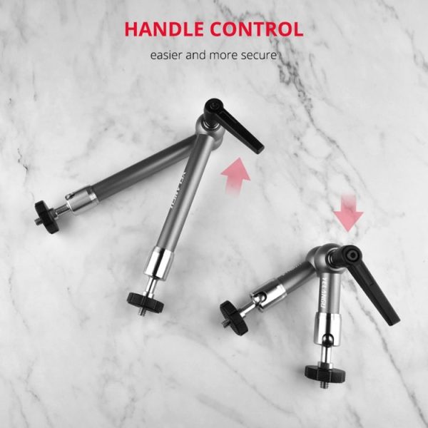 YELANGU 7 inch Adjustable Friction Articulating Magic Arm (Grey) - Image 10