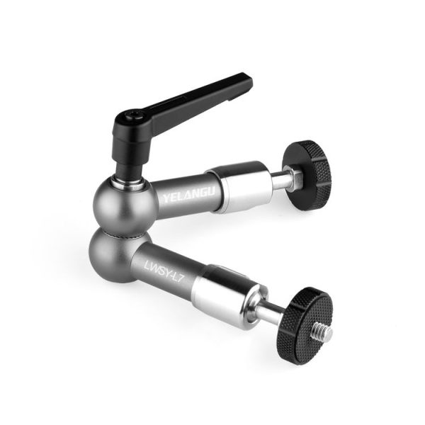 YELANGU 7 inch Adjustable Friction Articulating Magic Arm (Grey) - Image 4