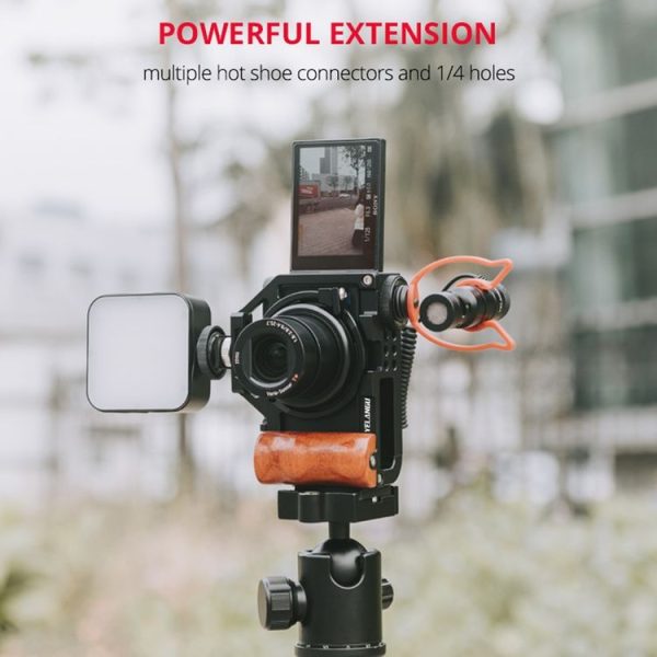 YELANGU C20 Splittable Video Camera Cage Stabilizer for Sony ZV-1 - Image 10